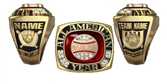 Picture of All American Ring or Pendant w/Major or Major Plus Crest