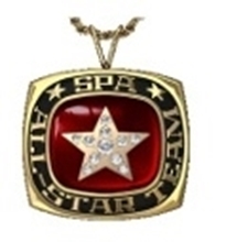 Picture of All Star Pendant w/Star Crest & 11 Cubic Zirconias